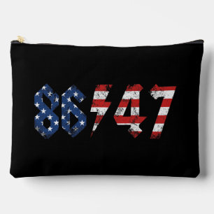 Bolsito Accesorio Grande Estilo de rock 80 retro anti Trump
