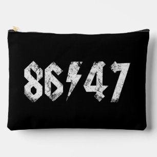 Bolsito Accesorio Grande Estilo de rock 80 retro anti Trump