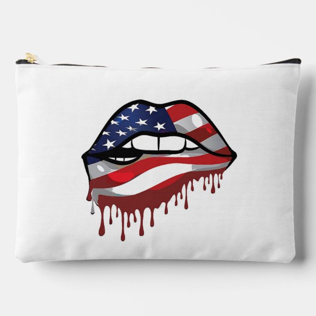 Bolsito Accesorio Grande Estrellas y franjas sin filtrar (Anverso)