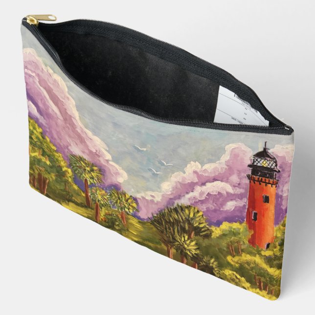 Bolsito Accesorio Grande Faro: Cielos de Lavanda (Abierto)