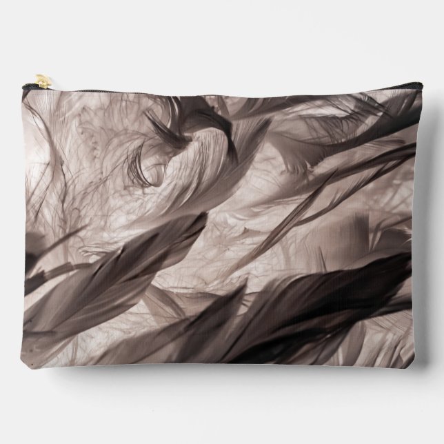 Bolsito Accesorio Grande Feathers (Anverso)
