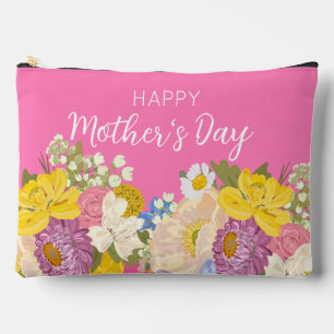 Bolsito Accesorio Grande Felices florecientes del Día de la Madre