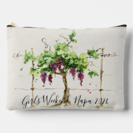 Bolsito Accesorio Grande Fin de semana de Chicas de viñedos de vino