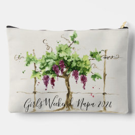 Bolsito Accesorio Grande Fin de semana de Chicas de viñedos de vino