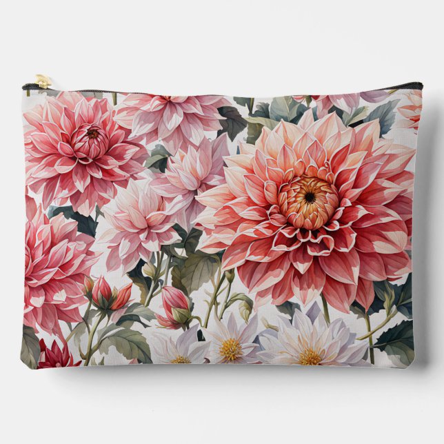 Bolsito Accesorio Grande Flor de Dahlia (Anverso)