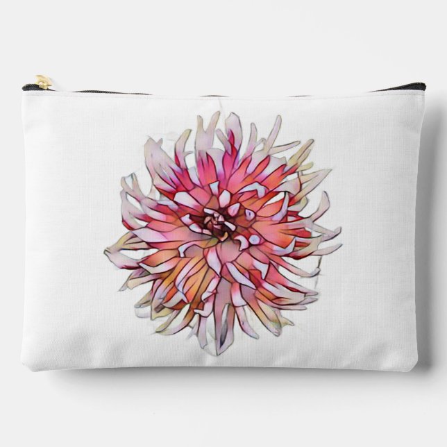 BOLSITO ACCESORIO GRANDE FLOR DE DALIA (Anverso)
