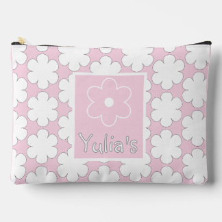 Bolsito Accesorio Grande Flor Pink