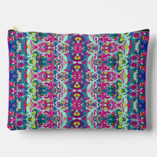 Bolsito Accesorio Grande Floral abstracta de color vintage