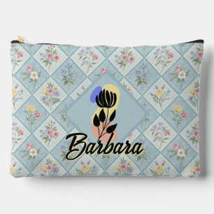 Bolsito Accesorio Grande Floral abstracto personalizado