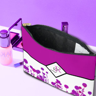 Bolsito Accesorio Grande Florecimiento de la elegancia: Monograma personali