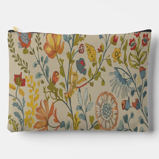 Bolsito Accesorio Grande Flores (Anverso)