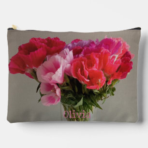 Bolsito Accesorio Grande Flores De bonito Para Febrero Fotografía+Nombre Pe