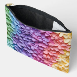 BOLSITO ACCESORIO GRANDE FLORES DE OBSERVACIÓN EN 3D COLORADOS EN LIBRAS DE