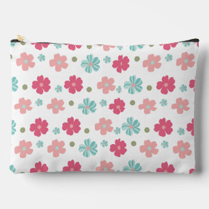 Bolsito Accesorio Grande Flores de primavera geométricas dulces
