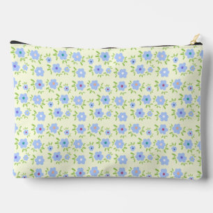 Bolsito Accesorio Grande Flores felices fondo amarillo