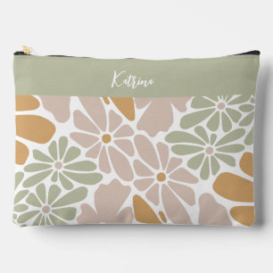 Bolsito Accesorio Grande Flores retro Groovy bohemias