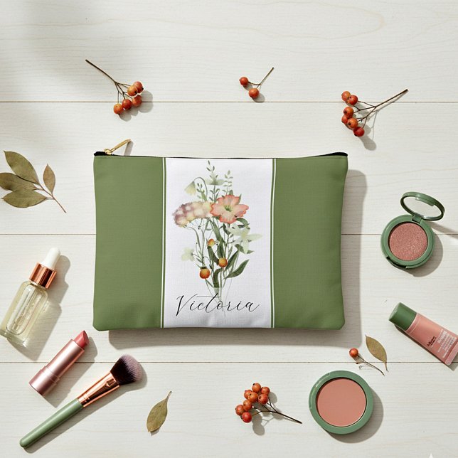 Bolsito Accesorio Grande Flores silvestres personalizadas  (Subido por el creador)