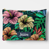 Flores tropicales coloridas modernas personalizada