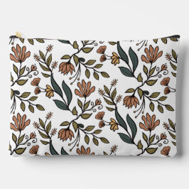 Bolsito Accesorio Grande Flores y hojas singulares
