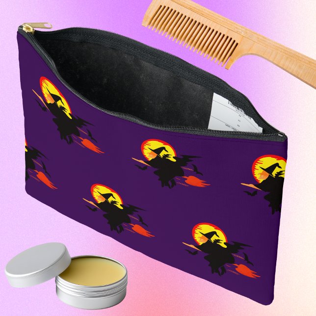 Bolsito Accesorio Grande Flying Witch  with full moon   (Subido por el creador)