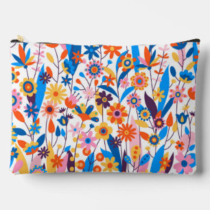 Bolsito Accesorio Grande Fondo floral multicolor exótico-32939