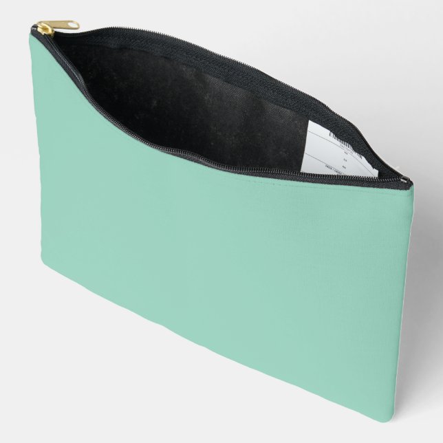 Bolsito Accesorio Grande Fondo verde menta sólido (Abierto)