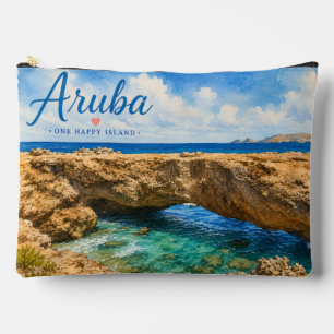 Bolsito Accesorio Grande formación de roca del puente natural de Aruba Cari