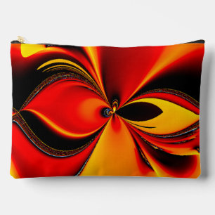 Bolsito Accesorio Grande Fractal Furia Naranja