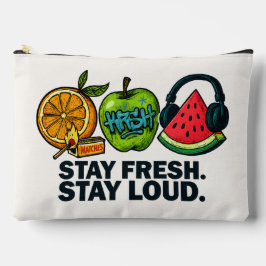 Bolsito Accesorio Grande Fresh & Loud Pop‑Art Fruit 