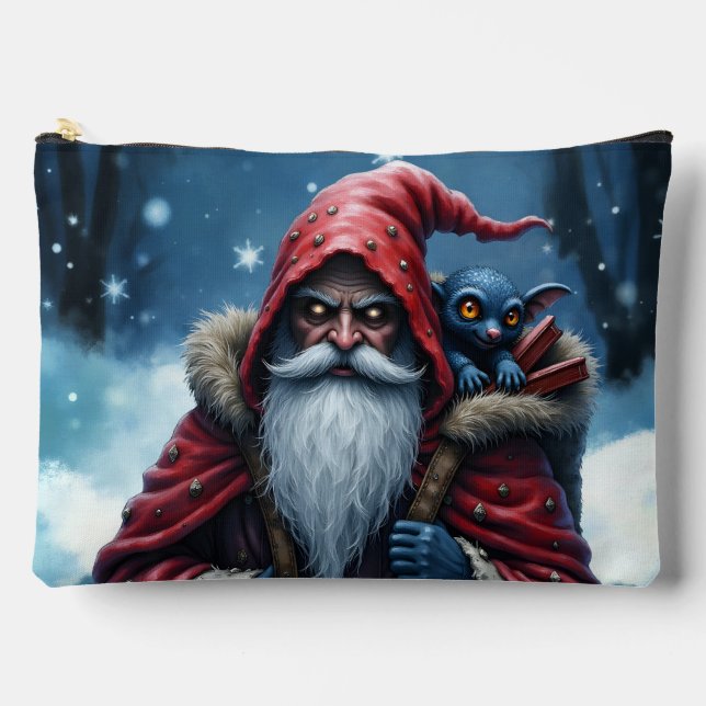 Bolsito Accesorio Grande Frostbite Santa & His Mischief Elf. (Anverso)