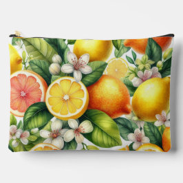 BOLSITO ACCESORIO GRANDE FRUTAS Y FLORES DE CÍTRICOS DE VERANO