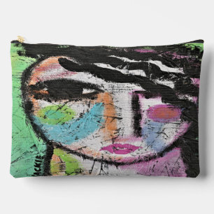 Bolsito Accesorio Grande Funky Abstract Art