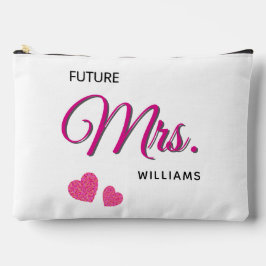 Bolsito Accesorio Grande Future Mrs Personalized Wedding Design 