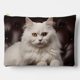 Bolsito Accesorio Grande Gato blanco majestuoso