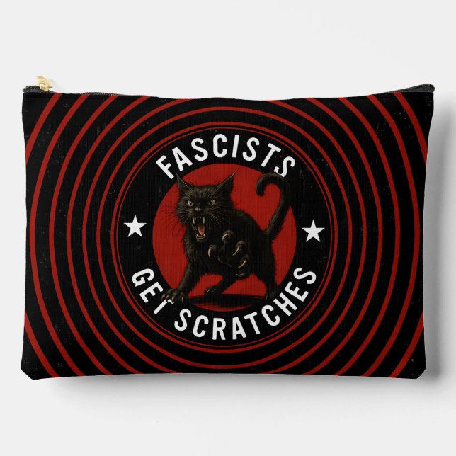 Bolsito Accesorio Grande Gatos Contra Fascistas (Anverso)