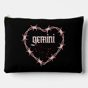 Bolsito Accesorio Grande Gemini Constellation Gothic Edgy Cumpleaños