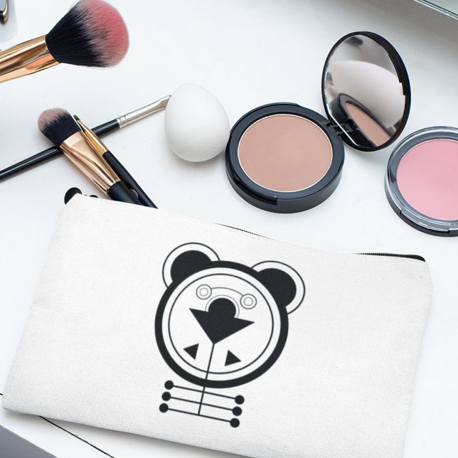 Bolsito Accesorio Grande Geométrico Tatsu Dragon Zodiac (Keep your essentials protected with the powerful Tatsu Dragon zodiac pouch.
)