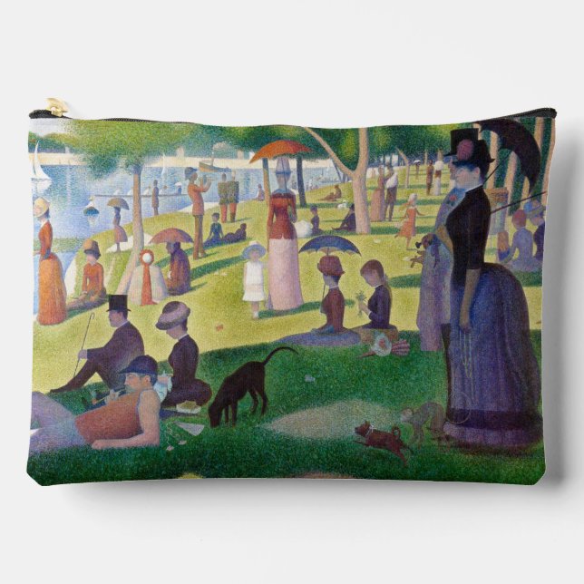 Bolsito Accesorio Grande Georges Seurat - Domingo en La Grande Jatte (Anverso)