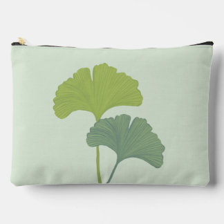 Bolsito Accesorio Grande Ginkgo Leaves Customizable Background Colors
