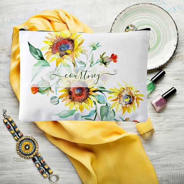 Bolsito Accesorio Grande girasoles acuáticos personalizados (Subido por el creador)