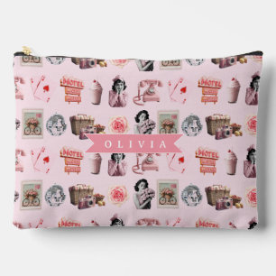 Bolsito Accesorio Grande Glamour Personalizado de Pin-Up al Estilo Hollywoo