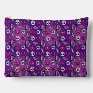 Bolsito Accesorio Grande Gótico Pastel - Bruja - Halloween morado