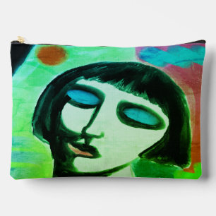 Bolsito Accesorio Grande Gracioso Resumen de arte digital