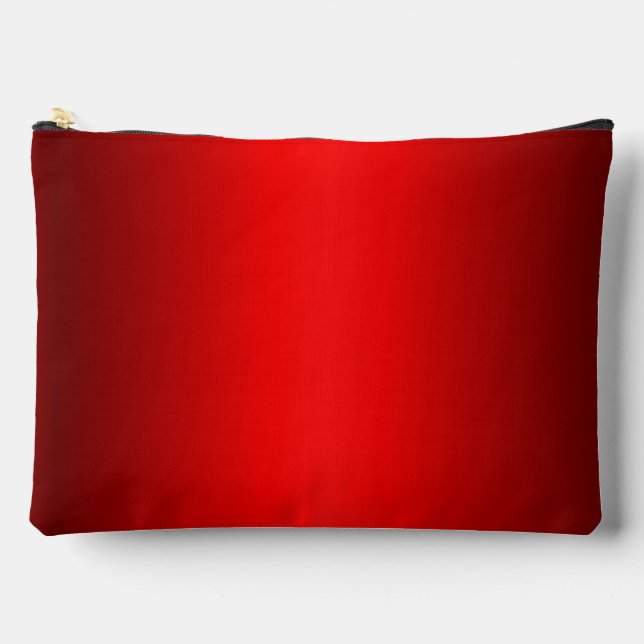 Bolsito Accesorio Grande Gradiente Rojo Elegante a Negro (Anverso)