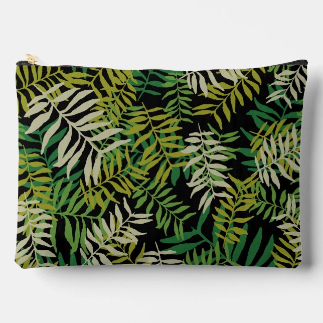 Bolsito Accesorio Grande Green Leafy Leaves Planta Jardín Lover (Anverso)