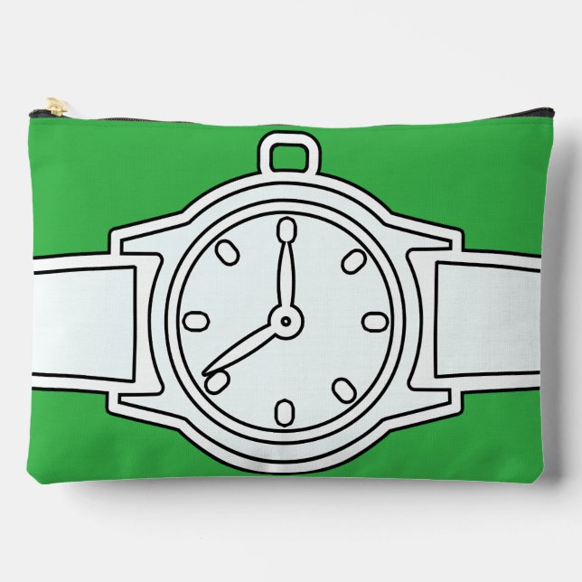 Bolsito Accesorio Grande Green para el reloj de pulsera (Anverso)