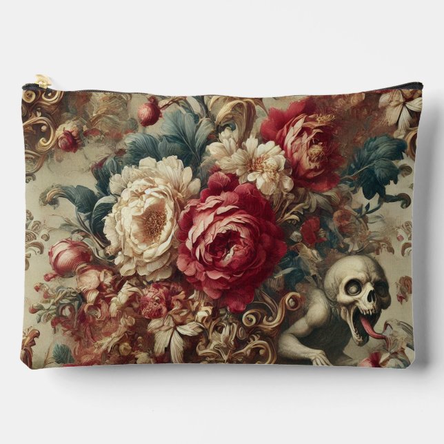 Bolsito Accesorio Grande Grotesco creciente - Retrato gótico victoriano (Anverso)