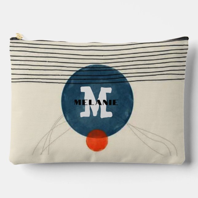 Bolsito Accesorio Grande Grunge aestheticstripes minimal Monogram (Anverso)