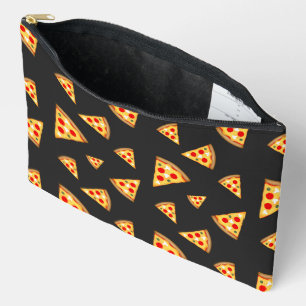 Bolsito Accesorio Grande Guay y la diversión de las pizzas patrón gris oscu