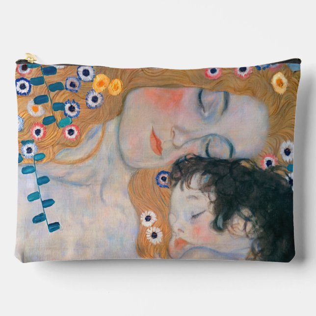 Bolsito Accesorio Grande Gustav Klimt - Madre e hijo (Anverso)